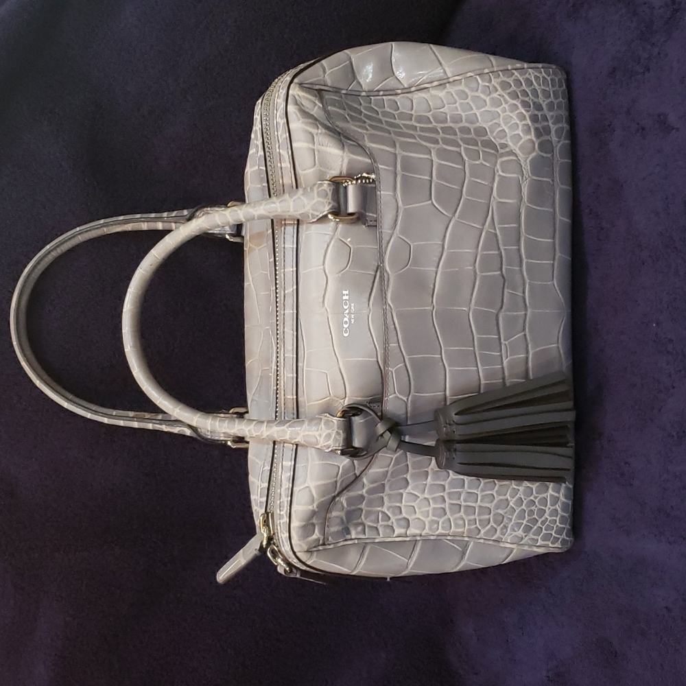 Coach leather bag